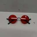 FEISEDY Retro Gothic Steampunk Sunglasses Round Metal Frame Punk Circle Inspired Shade Men B1857