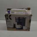 Keurig K-Slim - Cafetera de cpsulas K-Cup de una sola porcin, con controles simples de botn y tecnologa MultiStream, color azul crepsculo