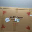 Black Wood Mirror for Bathroom,Rectangle Rustic 24 x 36 inch Vanity Mirror for Wall,Wooden Wall-Mounted Hanging Mirror for Entryway,Bedroom or Living Room