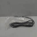 14 AWG Replacement AC Power Cord with Open End -3 Prong 6 Ft Black Heavy Duty Extension Cable Pigtail, 14/3 SJTW, NEMA 5-15P,15A, 1875W 125VAC