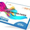 HTVRONT Sublimation Paper 8.5x14 Inch - 120 Sheets Easy to Transfer Sublimation Paper for T-shirts, Tumblers, Mugs (8.5x14)