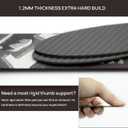 1.2mm Hard Toe Special Use Carbon Fiber Insole, 230mm Rigid Foot Support Insert, Orthotic Shoe Stiffener Insert for Hallux Rigidus Mortons Toe, Men's Size 6.5 / Women's Size 7.5