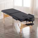 BestMassage Massage Bed Portable Massage Table 28 inch Wide Lash Bed Height Adjustable 2 Folding Spa Table with Non-Woven Bag for Spa Footmassage Facial CareSpa Tattoo