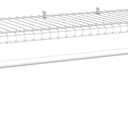 ClosetMaid 5631 SuperSlide Ventilated Shelf Kit with Closet Rod, 4-Foot x 12-Inch, White