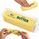 Butter Squishy Slow Rising Stress Relief Toy - New Realistic Butter Stick Squeeze, Soft PU Foam Fidget for Anxiety & Sensory Relief, Cute Desk Decor for Kids, Office, School & Daily Use