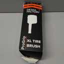 Detail Factory - ProGrip XL Tire Brush - Ergonomic ProGrip Handle - Stiff Synthetic Bristles to Cut Through Grime - Grey and Black (Gray)
