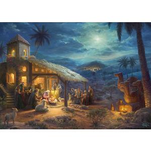 Schmidt Spiele | Thomas Kinkade: Spirit, The Nativity (1000pc) | Puzzle | Ages 12+, 2. Scenic Settings