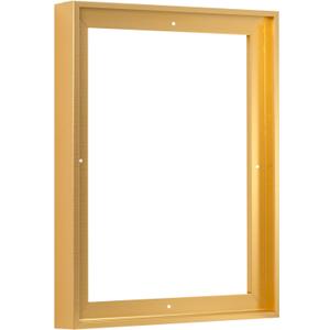 PIXY CANVAS Floater Frame 12x16 for 1-1/2 (1.5) inch Deep Canvas Paintings/Canvas Prints/Wood Canvas Panels/Wall Art/Wall Decor/Home Decor/Artwork (Brass Gold, 12 x 16 inch, Portrait)