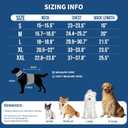 Reversible Dog Winter Coat, Waterproof Warm Fleece Sweater Windproof Lightweight Pet Snow Jacket for Medium Large Dogs with Double Ended Zipper, Cold Weather Dog Coat,Blue,M (M (Neck 15.716.5", Chest 24.425.2"))