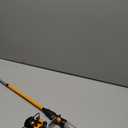 Lews Hypersonic Spinning Reel and Fishing Rod Combo, IM6 Graphite Rod with Fast Action, 3+1 Bearings, 5.1:1 Gear Ratio, Speed Lube, Orange/Gray (7'0")