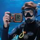 TELESIN Universal Underwater Phone Case for Snorkeling and Diving Waterproof Housing for Photo & Video Handle Grip for iPhone 7-17 Pro/Pro Max/Plus/Mini, Galaxy S10-S26 Ultra/Plus and Most Phones