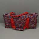 American Mahjong Set, Mahjong Tiles Set, Red Bag, 166 White Tiles, 4 All-in-One Rack/Pushers (Ma Jong, Mah-Jongg, Majiang)