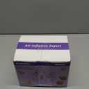 Electric Balloon Pump, 4-in-1 Balloon Blower with Triple Inflating Ports for All Balloons, Air Pump for Sports Balls, Inflator& Deflator for Inflatables (Dust-Proof Storage Bag Included) (Purple)