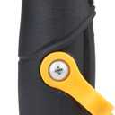 Melnor 65171AMZ Lever Flow Through Valve Connector Bundle, 1 Count (Pack of 1), Yellow, Black, Grey