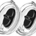 Screw Top Lid - STRICTLY for Yeti 30 oz & 40 oz Rambler Travel Mugs - Replacement Stronghold Lid for Threaded Tumblers - Spill - Proof & Straw - Friendly (2 - Pack)