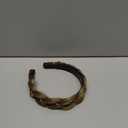 Wide Braid Headband with Teeth Synthetic Hair Braid Headband Hair Band Plaited Hairband For Women (Dirty Blonde, Free Size) (1 Count (Pack of 1))