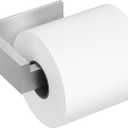 Auxmir Toilet Paper Holder Self Adhesive, Premium Thicken SUS304 Stainless Steel Rustproof Toilet Roll Holder No Drilling, Wall Mount Toilet Tissue Holder for Bathroom Kitchen Washroom, Brushed Nickel