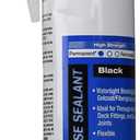 3M 6504 Marine Adhesive Sealant, Black, 10 oz.
