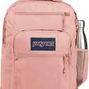 JanSport Cool Backpack, with 15-inch Laptop Sleeve - Large Computer Bag Rucksack with 2 Compartments, Ergonomic Straps, Misty Rose, One Size