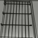 Dog Crate Divider Panel,Include 2 Metal Panels,4 Connecting Rods and 4 Spacers,Adjustable Metal Pet Kennel Divider,16.9''H,Adjustable Width 11.8"-20.86",Fit for Most Dog Crate (Crate NOT Included)