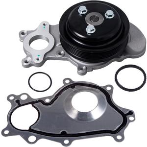AW6654 Water Pump Kit w/Gasket (4 Bolt Flange,For 3.7L Naturally Aspirated) Fit For Fo-rd 11-14 F-150,11-17 Mustang,15-19 Transit-150 Transit-250 Transit-350 (Replace # BR3Z8501G BR3Z8501N)
