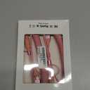 Coiled USB C and Lightning Cable,Pink Car Accessories Car Charger USB C 3FT iPhone 15 16 Carplay Charger Cord 60W Fast Charging Cable Short Cute Charger Cord Supports Apple CarPlay & Android Auto