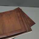 Wood Baby Shower Boxes Party Decorations - 4 Wood Grain Brown Blocks with Printed BABY Letters, Gender Reveal Backdrop,Teddy Bear Baby Shower Supplies, First Birthday Centerpiece Decor