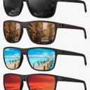 KALIYADI Mens Sun-Glasses Polarized Sunglasses-Men: Classic Sunglasses with Ultraviolet Protection for Driving Fishing Golf
