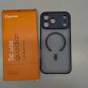 Designed for iPhone 17 Pro Max Case, Compatible with MagSafe, [Camera Protection] [15FT Military Drop Protection] Shockproof Translucent Matte Anti-Slip Phone Case, 6.9", Deep Blue