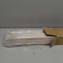 No Drill Cordless Bamboo Roman Shades, Light Filtering Woven Natural Bamboo Window Covering, Easy Install Roman Style Shade, for Window Size 33" W  64" H - Off White