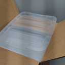 IRIS USA 19 QT Plastic Storage Box with Lid and Latches - 6 Pack - BPA-Free, See-Through Organizing Solution, Durable Nestable Stackable Containers, Secure Pull Handle - Clear