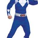 Power Rangers Boys Blue Ranger Costume (Small (4-6))