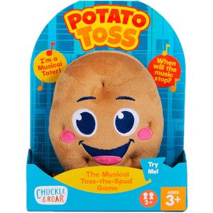 Chuckle & Roar Potato Toss Family Game Musical Toss-The-Spud Electronic Toy with Random Timer, Batteries Included, Party Game for Kids Ages 3+