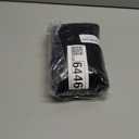 Sophia-Art Christmas Tree Skirt, Luxury Velvet Plush Skirt, Xmas Decoration Holiday Party Dcor, Soft Velvet Home Dcor Merry Christmas Party Christmas Tree Decorations (Black,36 Inch)