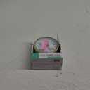 Equity 5" Silent Sweeping Quartz Metal Alarm Clock-Light Green (Model 20090)