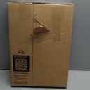 Mayfair Linden Slow Close Toilet Seat, Non Slip Heavy Duty Wood, Easy Install, Elongated, White