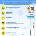 2 x Pet Hair Remover for Furniture  23.2Inch Reusable Dog & Cat Hair Removal Brush, Washable Lint Cleaner with Long Handle, 4-in-1 Pet Hair Remover for Couch, Carpet, Clothes & Bedding