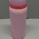 Owala FreeSip Insulated Stainless Steel Water Bottle with Straw for Sports and Travel, BPA-Free Sports Water Bottle, 32 oz, Pink, Angel Food Cake