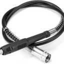 Drilax 42" Flex Shaft Rotary Tool Attachment  Compatible with Dremel Flex Shaft Models 100, 200, 300, 3000, 4000, 4300, 8220, 8240, 8250, 8260  Precision Extension Shaft for Carving & Engraving