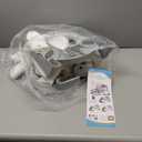 Orzbow Potty Training Seat, Toddler Toilet Seat with Step Stool Ladder, 2-in-1 Toddler Potty Training Toilet Chair for Kids Boys Girls - 5-Level Adjustable Height | Splash Guard | Anti Slip Pad, Grey (Gray)