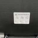 Home Zone Living 13 Gallon Large Capacity Kitchen Trash Can, Tall Stainless Steel Liner-Free Body, 50 Liter Capacity, Matte Black, Virtuoso Series