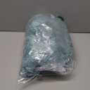 Luxury Soft Microfiber Toilet Lid Cover Machine Washable Solid Toilet Seat Cover 17.5" x 15" Adjustable Rubber Backing Fits Most 16-17.5" L x 14-16" W Round Oblong and Elongated Toilet Seat (Aqua)