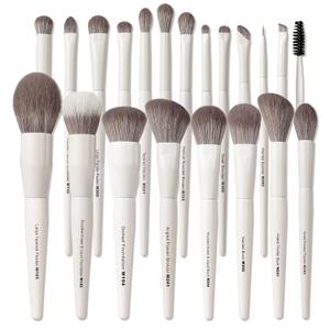 20 Pcs Pro Grade Makeup Brushes Set with Dense Ultra Soft Vegan Bristle,Elegant Design Make up Brushes for Powder, Foundation,Bronzer,Highlight,Face Blending Contour, Concealer, Eye shadow