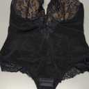 SHAPERIN Sexy Lace Bodysuits for Women Tummy Control Shapewear Built in Bras Corset Body Suit Going Out Outfits (Large, #126-black Nude)