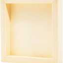 Bright Creations 6 Pack Unfinished Wood Canvas Boards - 6x6 Square Wooden Panels for Crafts and Painting - Wooden Box (Square 6x6in)