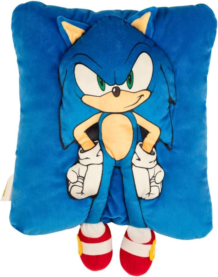 Franco Sonic The Hedgehog Anime Kids Super Plush Cozy Snuggle (TM) Pillow (100% Officially Licensed Product)