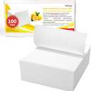 Lemon Scented Absorbent Pads for Commode, 100 Pcs, Light Scent Commode Pads for Bedside Commode Liners, Medical Grade, Disposable, Simple for Camping, Seniors and Disabled (100 Pcs 5*4.75 in)
