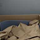 SpaceTime Extra Large Litter Box with High Sides,24.2" Lx16.3 Wx12.9 H XL Multi Cat Litter Pan for Kitty, Cat Boxes for Indoor Cats, Jumbo Litter Boxes for Big Cats, Anti-Splashing, Easy to Clean (Grey)