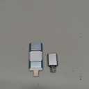 256GB Flash Drive for iPhone Photo Stick,Thumb Drive USB Stick High Speed Transfer USB Drives External Picture Video Storage Memory Expansion for iPhone/iPad/PC (Blue)