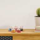 BESTOYARD 10 Pcs Mini Maneki Neko Cat Ornaments - 1.77" Feng Shui Cute Cat Figurines for Car, Home, Office Decor